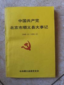 中国共产党北京市顺义县大事记（1948、12——1990、12）