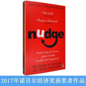 英文原版Nudge助推 Richard H. Thaler诺贝尔经济学奖获奖者理查德塞勒代表作