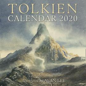 托尔金官方2020年日历 英文原版 Tolkien Calendar 2020