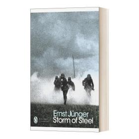 英文原版 Storm of Steel钢铁风暴 Ernst Junger恩斯特荣格尔作品战争日记企鹅经典历史文学小说书籍