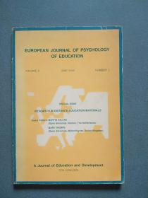 EUROPEAN JOURNAL OF PSYCHOLOGY OF EDUCATION （JUNE 1995 NUMBER 2)