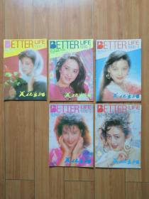 美化生活1990年第1-6期（缺第4期 全年 双月刊 ）