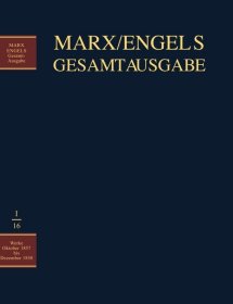 马克思/恩格斯 1857年10月至1858年12月的著作、文章、草稿