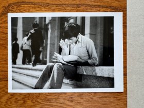 著名艺术考古学家、东方艺术史研究专家、诗人常任侠钢笔书法作品一幅.（附邹士方拍摄照片一张《饥》）