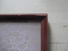 早期木板水印带镜框（37*58CM）：齐白石  兰花图