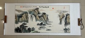 杨谷昌国画——壮哉山河美