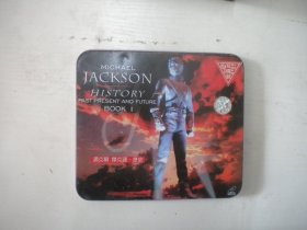 《迈克尔.杰克逊-历史》一套2张铁盒，A148号，辽宁文化音像出品10品，历史资料高清影碟