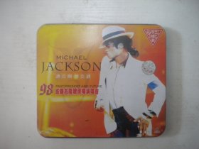 《迈克尔.杰克逊98巡回吉隆坡现场演唱会》一套2张铁盒，A147号，云南音像出品10品，历史资料高清影碟