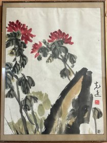 於光廷设色花鸟国画