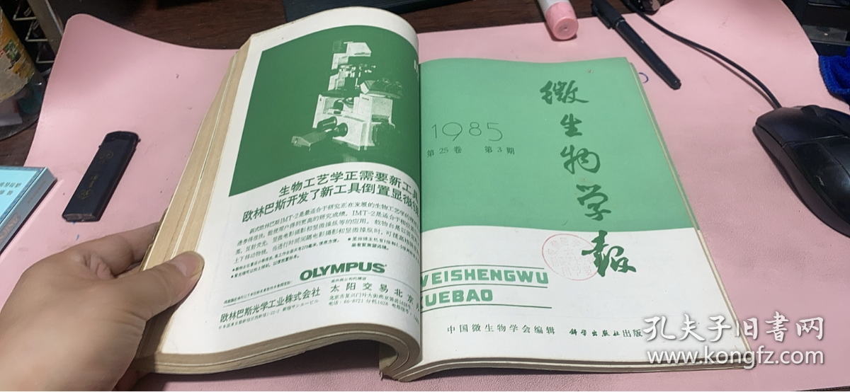 正版     微生物学报 第25卷 1985年1-4期 季刊 全年合订本