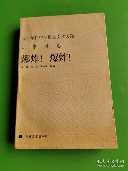 爆炸！爆炸！一一八十年代中期报告文学大选