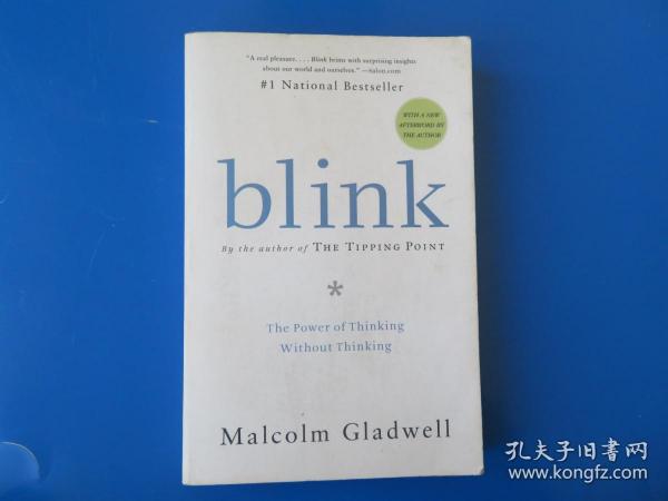 Blink：The Power of Thinking Without Thinking