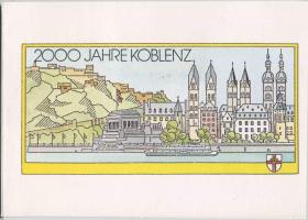 FDC-J01德国邮票 1992年 科布伦茨市2000年 1全 邮折 DD