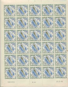 摩纳哥邮票 1964年 蒙特卡洛飞机拉力赛50周年 航空史 飞机 雕刻版 1种整版 DD