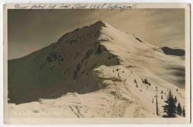 CARD-E01e德国 1940年 实寄明信片格式照片 阿尔卑巴赫wiedersbergerhorn雪景DD