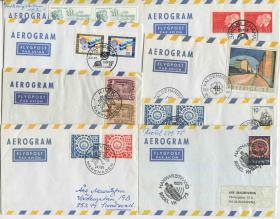瑞典邮票 1960-1980s 航空实寄封 40枚FDC-M-08 DD