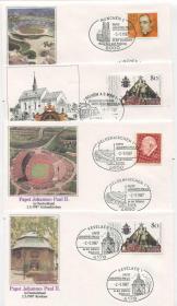 FDC-D08德国邮票 1987年 二世访问德国各地 纪念封13枚 DD