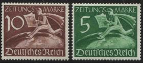 3reich05德国邮票  第三帝国 1939年 报纸地图 2全新贴 DD