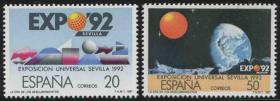 stamp-A19西班牙邮票 1987年 1992塞维利亚世界博览会 2全新 DD