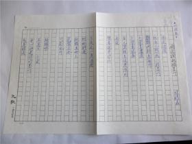 B0597詩之緣舊藏，臺灣中生代詩人林錫嘉上世紀(jì)精品代表作手跡2頁
