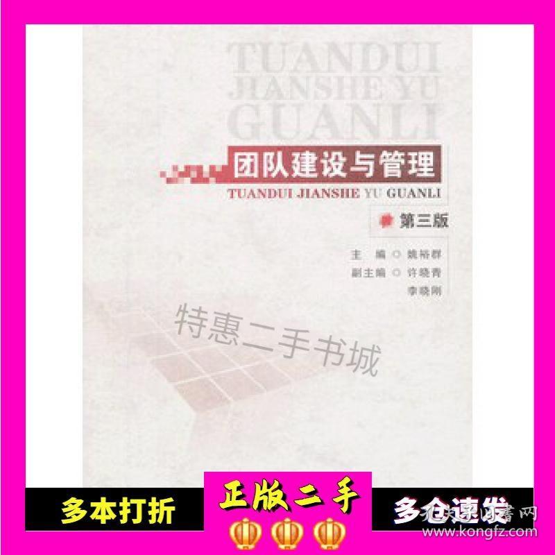 二手书团队建设与管理姚裕群　主编首都经济贸易大学出版社9787563812981