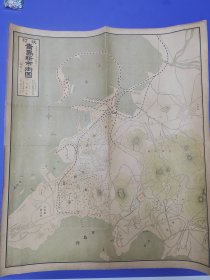 《青岛新市街图》日文／1914年出版／56:45cm/10000:1