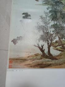 1994年挂历 历代山水画精品  清朝 吴历 刘彦冲等