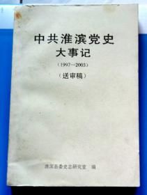 中共淮滨党史大事记1997-2003