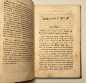 《福州及其它通商口岸》（Notices of Fuh-Chau and Other Open Ports of China: With Reference to Missionary Operations），福州、广州、厦门、宁波、上海等，1854年精装