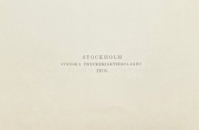 《在华二十五年：瑞典行道会中国传教纪事》（Tjugofem år i Kina. Svenska missionsförbundets Kinamission），1916年初版精装