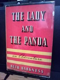 【签名本】哈罗斯《淑女与熊猫》（The Lady and the Panda: An Adventure），又译《女士与大熊猫》，第一个将活体熊猫带出中国的人，熊猫夫人，1938年初版精装，哈罗斯签名