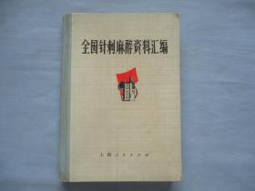 全国针刺麻醉籽料汇编【硬精装】9品；见图内有毛主席语录及题词两幅