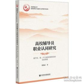 高校辅导员职业认同研究 基于京、晋、沪三地高校辅导员的访谈调查 教学方法及理论 樊艳丽  9787522812823