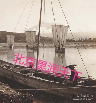 日本富士山和富士川 1904年