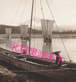 日本富士山和富士川 1904年