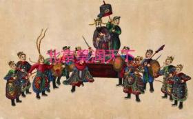 中国戏剧舞台场景 1850年