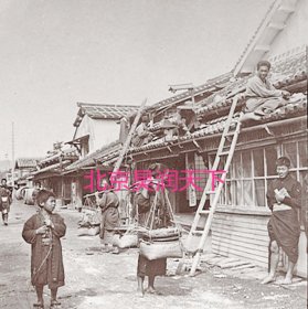 日本的街道1904年