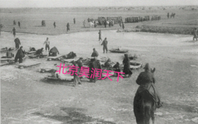 1920年日军在天津租界军演 8张