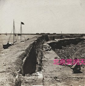 被八国联军摧毁的天津大沽口炮台 1900年