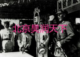 1935年蒋介石在南京军官学校演讲