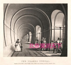 泰晤士河隧道 1830年