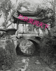 1918年杭州灵隐寺回龙桥