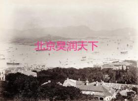 香港海港眺望九龙城1893