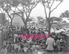 洪灾后的灾民 1917年