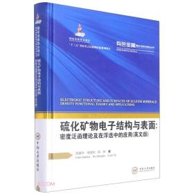 硫化矿物电子结构与表面--密度泛函理论及在浮选中的应用(英文版)(精)/有色金属理论与技术前沿丛书