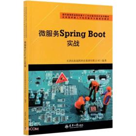 【95新消毒塑封发货】 《微服务SpringBoot实战(面向高等职业院校基于工作过程项目式系列教材)》 天津大学出版社 9787561869253