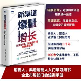 新渠道爆量增长:渠道思维、新渠道开拓、新媒体运营（精装）