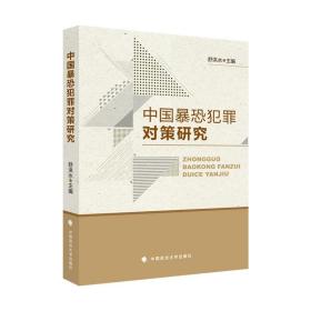 中国暴恐犯罪对策研究舒洪水法律社科专著治安刑事侦查中国政法大学出版社