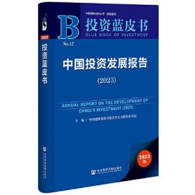 投资蓝皮书：中国投资发展报告（2023）