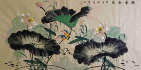 【保真】湖南省美协会员、知名画家鲁丽萍作品：满堂和气